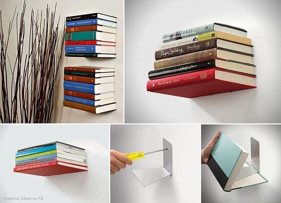 invisible bookshelf
